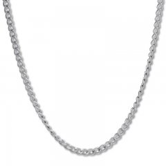 Men's Curb Chain Necklace Stainless Steel 24"