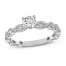 Diamond Engagement Ring 7/8 ct tw Round-cut 14K White Gold