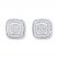 Diamond Earrings 1/6 Carat tw Sterling Silver