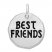 Best Friends Charm Sterling Silver