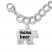 Mama Bear Charm Bracelet Sterling Silver 7