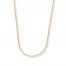 Wheat Chain Necklace 14K Yellow Gold 20" Chain