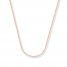 Wheat Chain Necklace 14K Rose Gold 20" Length