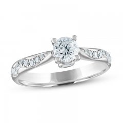 Diamond Engagement Ring 3/4 ct tw 14K White Gold