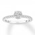 Diamond Engagement Ring 1/2 ct tw Round-cut 14K White Gold