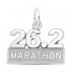 Marathon Charm Sterling Silver