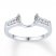 Diamond Enhancer Ring 1/4 ct tw Marquise-cut 10K White Gold