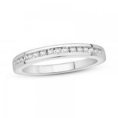 Diamond Wedding Band 1/4 ct tw 14K White Gold