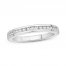 Diamond Wedding Band 1/4 ct tw 14K White Gold