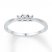 Diamond Promise Ring 1/20 ct tw Round-cut 10K White Gold