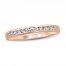 Diamond Anniversary Ring 1/6 ct tw Round-cut 10K Rose Gold