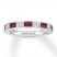 Neil Lane Ruby Anniversary Band 1/6 ct tw Diamonds 14K Gold