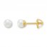 Cultured Pearl Earrings 14K Yellow Gold