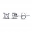 Certified Diamond Princess-cut Earrings 3/4 ct tw 14K Gold