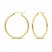 Hoop Earrings 14K Yellow Gold 30mm