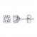 Diamond Earrings 1/4 ct tw Round-cut 14K White Gold