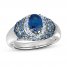 Le Vian Sapphire Ring 14K Vanilla Gold