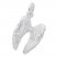 Angel Wings Charm Sterling Silver