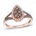 Le Vian Diamond Ring 5/8 ct tw 14K Strawberry Gold