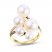 Le Vian Pearl Ring 1/3 ct tw Diamonds 14K Honey Gold