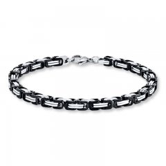 Men's Bracelet Stainless Steel 9" Length