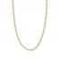 18" Figaro Chain Necklace 14K Yellow Gold Appx. 3.2mm