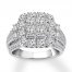 Diamond Engagement Ring 3 ct tw 14K White Gold