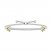 By Women For Women Diamond Lotus Bolo Bracelet 1/4 ct tw Round-cut Sterling Silver/10K Yellow Gold