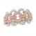 Diamond Ring 1/2 ct tw 10K Rose Gold Sterling Silver