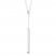 Bar Necklace 14K White Gold