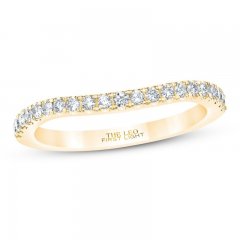 First Light Diamond Wedding Band 1/4 ct tw Round-cut 14K Yellow Gold