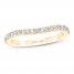 First Light Diamond Wedding Band 1/4 ct tw Round-cut 14K Yellow Gold