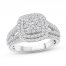 Diamond Engagement Ring 1 ct tw Round-cut 14K White Gold