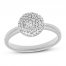 Diamond Ring 1/4 ct tw Round-cut Sterling Silver