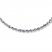 Rope Necklace 14K White Gold 18" Length