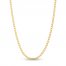 Children's Curb Chain Necklace 14K Yellow Gold 13"