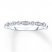 Diamond Anniversary Band 1/10 ct tw Round-cut 10K White Gold