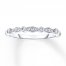 Diamond Anniversary Band 1/10 ct tw Round-cut 10K White Gold