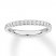 Diamond Wedding Band 1/3 ct tw Round-cut 14K White Gold