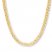 Men's Cuban Curb Chain Necklace 14K Yellow Gold 22" Length