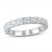 Lab-Created Diamonds by KAY Anniversary Ring 1 ct tw Round-cut 14K White Gold