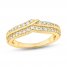 Diamond Contour Ring 1/2 ct tw Round-cut 14K Yellow Gold