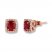 Le Vian Natural Ruby 1/6 ct tw Diamonds 14K Gold Earrings