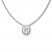 Diamond Necklace 1/2 ct tw Round-cut 10K White Gold