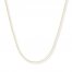 Cable Chain Necklace 14K Yellow Gold 18" Length