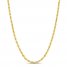 Men's Rope Chain 10K Yellow Gold 24"