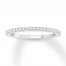 Diamond Wedding Band 1/8 ct tw Round-cut 14K White Gold