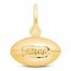 Football Charm 14K Yellow Gold