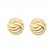 Love Knot Earrings 14K Yellow Gold