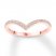 Diamond Wedding Band 1/8 ct tw Round-cut 14K Rose Gold